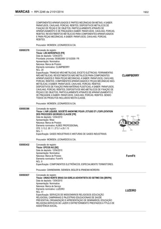 RPI - Marcas 2246 "Vervs Consultoria" 