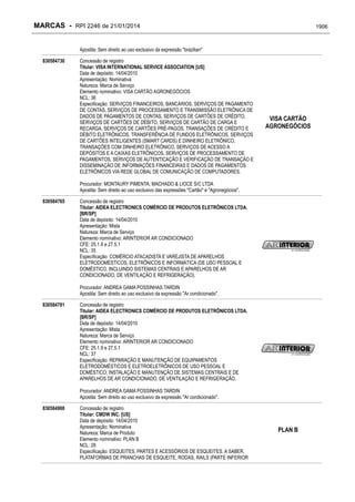 RPI - Marcas 2246 "Vervs Consultoria" 