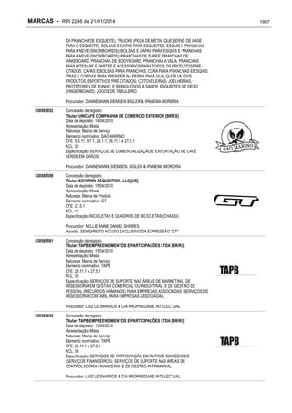 RPI - Marcas 2246 "Vervs Consultoria" 