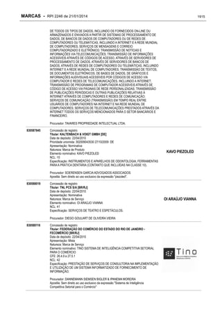 RPI - Marcas 2246 "Vervs Consultoria" 