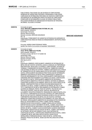 RPI - Marcas 2246 "Vervs Consultoria" 