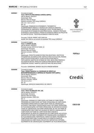 RPI - Marcas 2246 "Vervs Consultoria" 