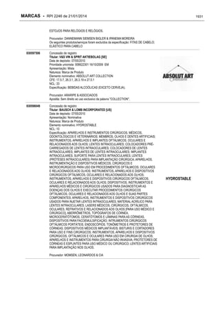 RPI - Marcas 2246 "Vervs Consultoria" 