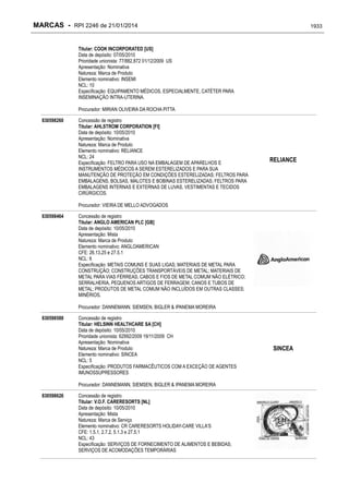 RPI - Marcas 2246 "Vervs Consultoria" 
