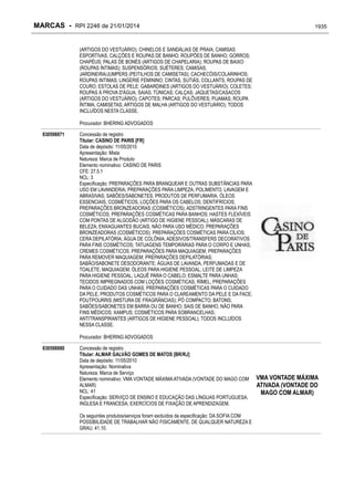 RPI - Marcas 2246 "Vervs Consultoria" 