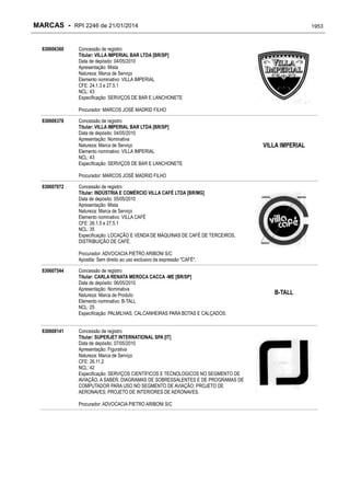 RPI - Marcas 2246 "Vervs Consultoria" 