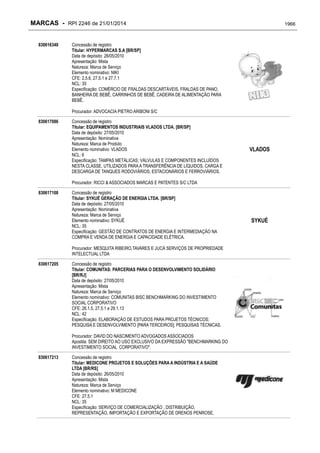 RPI - Marcas 2246 "Vervs Consultoria" 