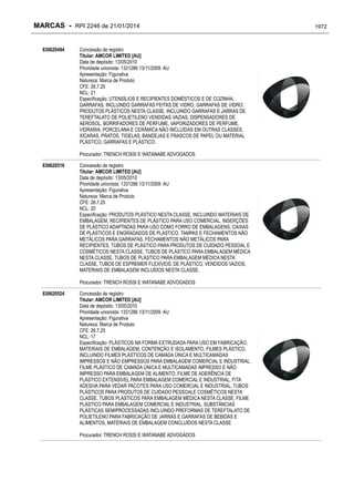 RPI - Marcas 2246 "Vervs Consultoria" 