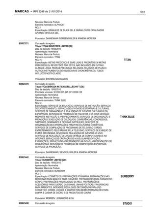 RPI - Marcas 2246 "Vervs Consultoria" 