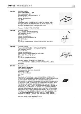 RPI - Marcas 2246 "Vervs Consultoria" 