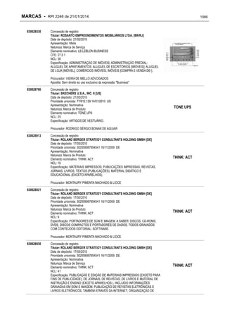 RPI - Marcas 2246 "Vervs Consultoria" 