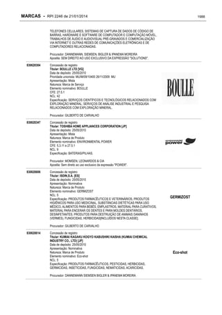 RPI - Marcas 2246 "Vervs Consultoria" 