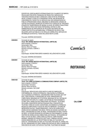 RPI - Marcas 2246 "Vervs Consultoria" 