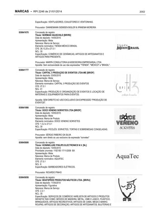 RPI - Marcas 2246 "Vervs Consultoria" 