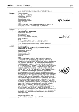 RPI - Marcas 2246 "Vervs Consultoria" 