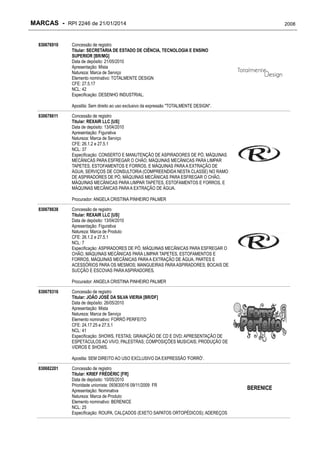 RPI - Marcas 2246 "Vervs Consultoria" 