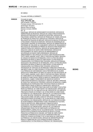 RPI - Marcas 2246 "Vervs Consultoria" 