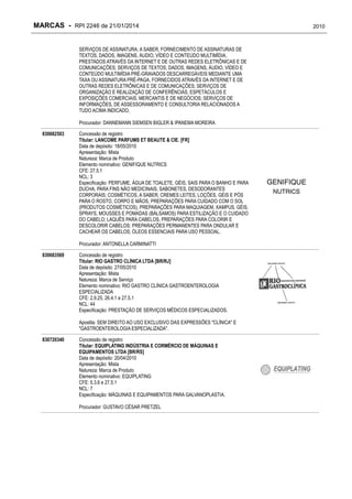 RPI - Marcas 2246 "Vervs Consultoria" 