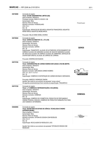 RPI - Marcas 2246 "Vervs Consultoria" 