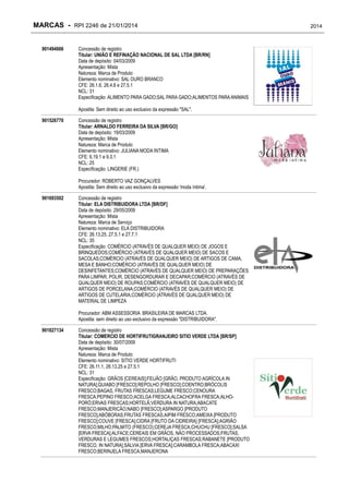 RPI - Marcas 2246 "Vervs Consultoria" 