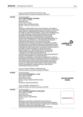 RPI - Marcas 2246 "Vervs Consultoria" 