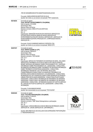 RPI - Marcas 2246 "Vervs Consultoria" 