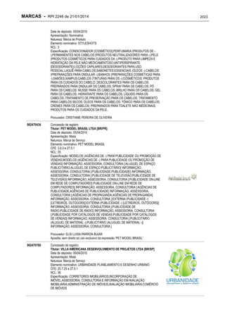 RPI - Marcas 2246 "Vervs Consultoria" 