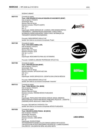 RPI - Marcas 2246 "Vervs Consultoria" 