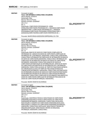 RPI - Marcas 2246 "Vervs Consultoria" 