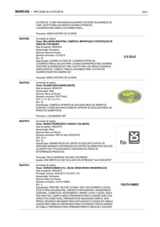 RPI - Marcas 2246 "Vervs Consultoria" 