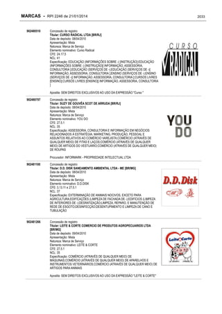 RPI - Marcas 2246 "Vervs Consultoria" 