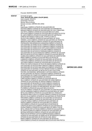 RPI - Marcas 2246 "Vervs Consultoria" 