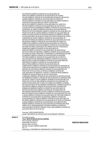 RPI - Marcas 2246 "Vervs Consultoria" 