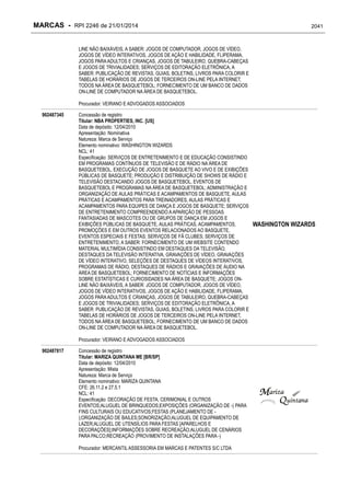 RPI - Marcas 2246 "Vervs Consultoria" 