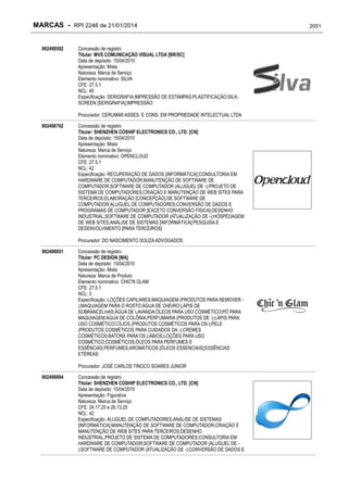 RPI - Marcas 2246 "Vervs Consultoria" 
