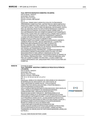 RPI - Marcas 2246 "Vervs Consultoria" 