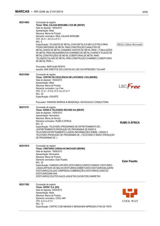 RPI - Marcas 2246 "Vervs Consultoria" 