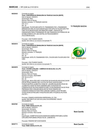 RPI - Marcas 2246 "Vervs Consultoria" 