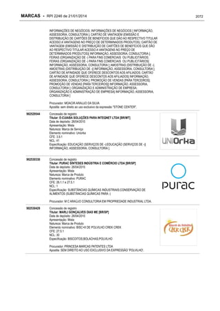 RPI - Marcas 2246 "Vervs Consultoria" 