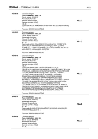 RPI - Marcas 2246 "Vervs Consultoria" 