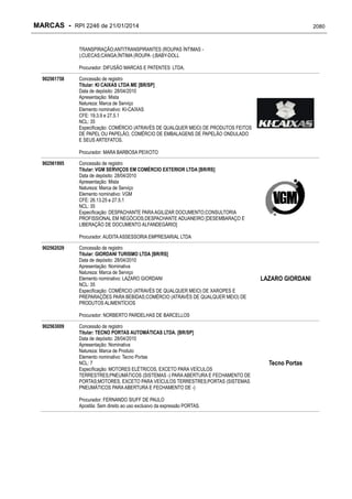 RPI - Marcas 2246 "Vervs Consultoria" 