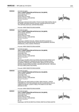 RPI - Marcas 2246 "Vervs Consultoria" 