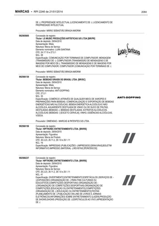 RPI - Marcas 2246 "Vervs Consultoria" 