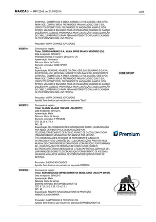 RPI - Marcas 2246 "Vervs Consultoria" 