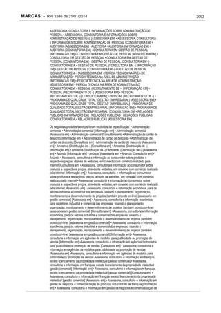 RPI - Marcas 2246 "Vervs Consultoria" 