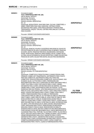 RPI - Marcas 2246 "Vervs Consultoria" 