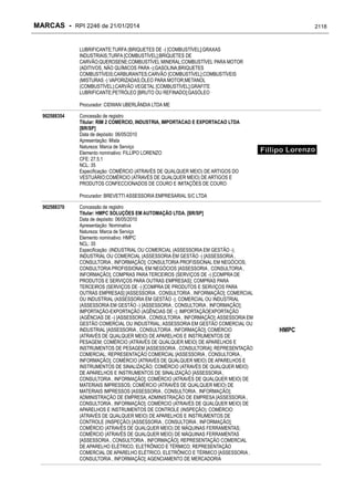 RPI - Marcas 2246 "Vervs Consultoria" 