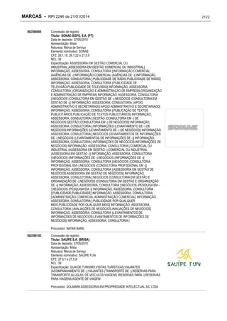 RPI - Marcas 2246 "Vervs Consultoria" 