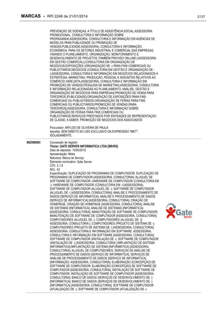 RPI - Marcas 2246 "Vervs Consultoria" 