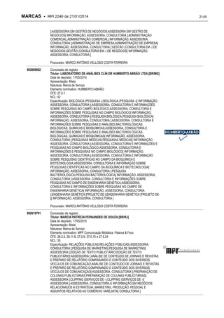 RPI - Marcas 2246 "Vervs Consultoria" 